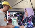 Kegiatan Warteksi di Gerai Tangerang Gemilang Cikupa. (Sumber: Poskota/Veronica Prasetio)