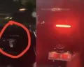 Tangkapan layar video viral yang memperlihatkan mobil berpelat merah diduga milik pejabat Sulsel terekam sedang memainkan judi online di jalan raya. (Sumber: Threads/@trending_makassar)
