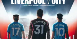 Jadwal lengkap, link live streaming dan prediksi line up Liverpool vs Man City. (Sumber: X/ Man City | Foto: Man City)