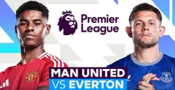 Streaming MU vs Everton. (Sumber: Vidio)