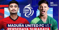 Link streaming Madura United vs Persebaya Surabaya. (Sumber: Vidio)