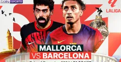 Link live streaming Mallorca vs Barcelona pada pekan 19 La Liga Spanyol 2024-25. (Sumber: Vidio)