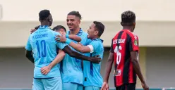 Hasil pertandingan Liga 2, 10 pemain Persela Lamongan mengalahkan Persipura Jayapura. (Sumber: Instagram @perselafc)