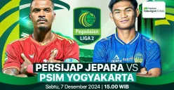 Link live streaming pertandingan Persijap Jepara vs PSIM Yogyakarta, pada pekan ke-14 Liga 2 2024-2025.  (Sumber: Vidio)