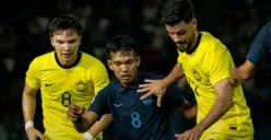 Hasil Piala AFF 2024, Timnas Kamboja nyaris mempermalukan Malaysia di laga pembuka Grup A. (Sumber: )