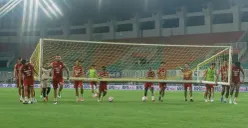 Persis Solo sedang mempersiapkan laga melawan Persita di Stadion Pakansari, Kabupaten Bogor.  (Sumber: Instagram/@persisofficial)