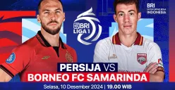 Link live streaming pertandingan Persija vs Borneo FC, pada pekan ke-14 Liga 1 2024-25. (Sumber:  | Foto: Vidio)