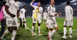 Hasil Liga Champions: Atalanta harus takluk dari Real Madrid dengan skor 2-3. (Sumber: X/ Real Madrid)