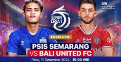 Link live streaming pertandingan PSIS Semarang vs Bali United, pada pekan ke-14 Liga 1 2024-25. (Sumber:  | Foto: Vidio)