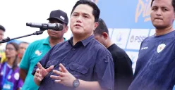 Hanya sanggup main imbang di laga kedua lawan Laos, Erick Thohir mengaku tidak puas. (Sumber: Pssi.org)