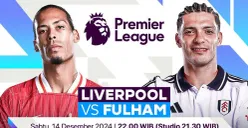 Streaming Liverpool vs Fulham. (Sumber: Vidio)