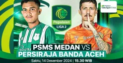 Link live streaming pertandingan PSMS Medan vs Persiraja Banda Aceh, pada pekan ke-15 Liga 2 2024-2025. (Sumber:  | Foto: Vidio)