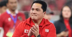 Erick Thohir berambisi membawa perkembangan yang sangat baik bagi sepak bola Indonesia.(Sumber: X/PiangShanky)