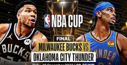 Link live streaming Milwaukee Bucks vs Oklahoma City Thunder di final NBA Cup 2024. (Sumber: Vidio)