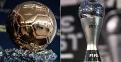 Perbedaan penghargaan Ballon d'Or dan The Best FIFA (Sumber: X/@Senyyo)