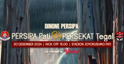 Langsung klik link live streaming Pegadaian Liga 2 Persipa vs Persekat di sini. (Sumber: X/ persipaofficial)