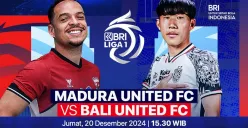 Link live streaming pertandingan Madura United vs Bali United, pada pekan ke-16 Liga 1 2024-25. (Sumber:  | Foto: Vidio)