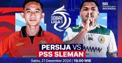 Link live streaming pertandingan Persija Jakarta vs PSS Sleman, pada pekan ke-16 Liga 1 2024-25. (Sumber:  | Foto: Vidio)