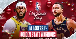 Streaming LA Lakers vs Golden State Warriors. (Sumber: Vidio)