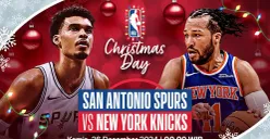 Link live streaming San Antonio Spurs vs New York Knicks. (Sumber: Vidio)