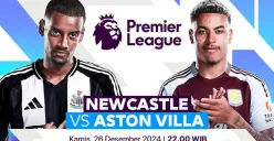 Link live streaming Newcastle United vs Aston Villa. (Sumber: Vidio)