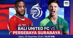 Link live streaming pertandingan Bali United vs Persebaya, pada pekan ke-17 Liga 1 2024-25. (Sumber:  | Foto: Vidio)