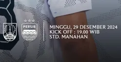 Periksa dan silang di sini info link live streaming BRI Liga 1 antara Persis Solo vs Persib Bandung (Sumber: X/ Persib Bandung)