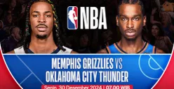 Link live streaming Memphis Grizzlies vs Oklahoma City Thunder. (Sumber: Vidio)