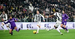 Dua Gol Khepren Thuram tak mampu atasi perlawanan Fiorentina, skor akhir 2-2 untuk kedua tim.  (Sumber: X/ Juventus)