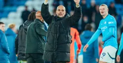 lupakan Liga Inggris, Pep Guardiola ajak mainnya fokus di Piala FA dan masuk Liga Champions. (Sumber: X/ Man City)