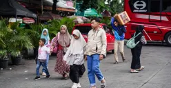 Ilustrasi pemudik. (Sumber: Poskota/Bilal Nugraha Ginanjar)