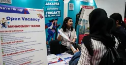 Ilustrasi, Job Fair Jakarta Goes to Campus di Universitas Trisakti. (Sumber: Poskota/Bilal Nugraha Ginanjar)