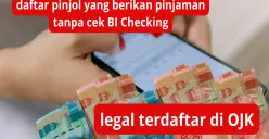 Pinjol yang aman dan legal yang berikan pinjaman tanpa cek BI Checking. (Sumber: Poskota/Adhitya Fajar Fikrillah)