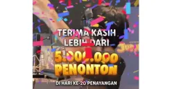 Film animasi Jumbo tembus 5 juta penonton. Kreator Ryan Adriandhy ucapkan terima kasih atas dukungan penonton, terutama buzzer yang membantu menyebarkan film ini. (Sumber: Capture Instagram @jumbofilm_id)