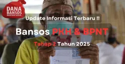 Update terbaru pencairan bansos 2025, jadwal bertahap, alasan 1,8 juta KPM dihapus dari daftar, cara cek penerimaan via rekening/KKS. (Sumber: Poskota/Aldi Harlanda Irawan)