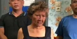 Nenek berusia 64 tahun berinisial RS viral di media sosial lantaran ditangkap Kejari Medan usai ditetapkan sebagai tersangka dugaan korupsi aset PT KAI pada Kamis, 17 April 2025. (Sumber: Instagram/@medisosmedan.id)