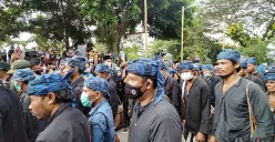 Ritual adat Seba Baduy di Kabupaten Lebak. (Sumber: Poskota/Samsul Fatoni)