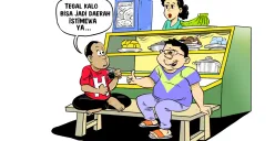 Obrolan Warteg: Daerah Istimewa, Komen Wamensesneg Keren (Sumber: Poskota/Arif Setiadi)