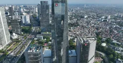 Suasana gedumg kantor pusat Telkom di Jalan Gatot Subroto, Mampang Prapatan, Jakarta Selatan. (Sumber: Dok. Telkom)