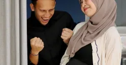 Putri Ustaz Jefri Al Buchori dan Umi Pipik Dian Irawati, Adiba Khanza Az-Zahra, mengumumkan tengah mengandung anak pertamanya dari Egy Maulana Vikri. (Sumber: Instagram/@adiba.knza)