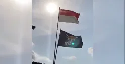 Bolehkah bendera One Piece dipasang berdampingan dengan bendera Merah Putih. Ini jawaban hukum dan makna di balik tren viral. (Sumber: X/@rahmaniarbaftim)