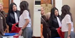 Sosok Inda Putri Manurung, jaksa yang terlibat cekcok dengan Nikita Mirzani. (Sumber: TikTok/@bella_3915)