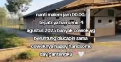 Fenomena Happy Handsome Day 4 Agustus 2025: Kenapa Warganet Ramai Ucapkan 'Gantengku'? (Sumber: TikTok/@fugar16tahun)