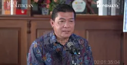 Sosok pengacara sekaligus pengusaha, Silfester Matutina yang diduga fitnah mantan Wakil Presiden RI, Jusuf Kalla (JK). (Sumber: YouTube/Komisidotco)