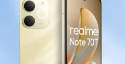 Spesifikasi Realme Note 70T yang resmi dirilis dengan bodi tangguh dan baterai jumbo. (Sumber: GSM Arena)
