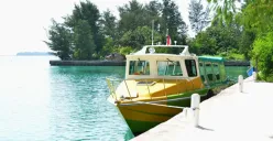 Suasana lokasi perairan Kabupaten Kepulauan Seribu (Sumber: Dok. Sekretariat DPRD DKI)