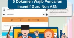 Info penting, guru non ASN siapkan 5 dokumen ini untuk pencairan insentif. (Sumber: Istimewa)