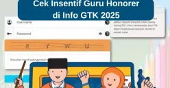 Begini cara cek insentif guru honorer di Info GTK secara online. (Sumber: Istimewa)