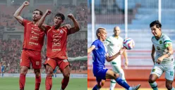Potret tim Persija (kiri) dan Persebaya (kanan) yang diprediksi menjadi kandidat juara di kompetisi Super League 2025/2026. (Sumber: Instagram)