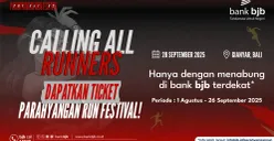bank bjb gelar Gabung Parahyangan Run 2025 di Bali (Sumber: Dok. bank bjb)